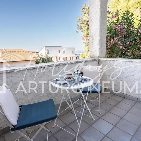 Villa 642-Esclusiva Villa Con Giardino A Marcelli In Posizione Panoramica Con Vista Mare *